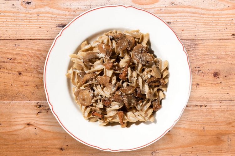 Fusilloni Cacio, Pepe E Funghi