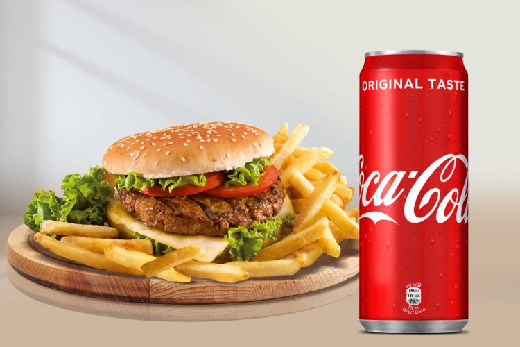 Burger Tomino + Contorno A Scelta + Cocacola