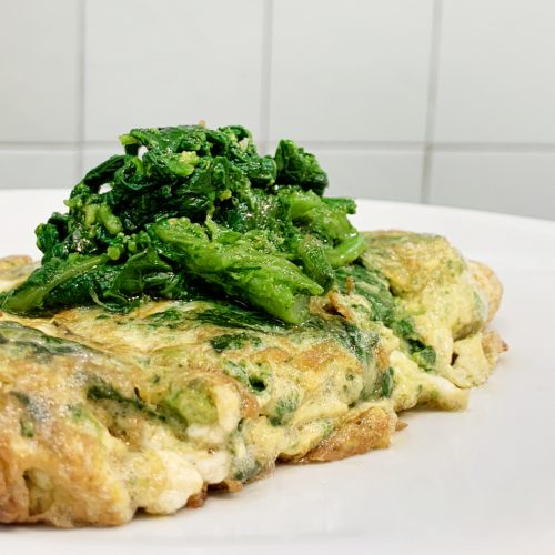 Omelette Con Cime Di Rapa