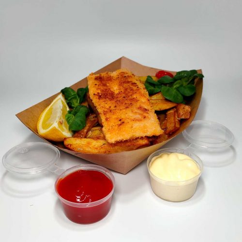 Salmon Fish And Chips